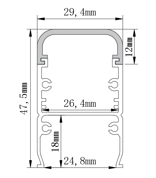 川北知光線條燈